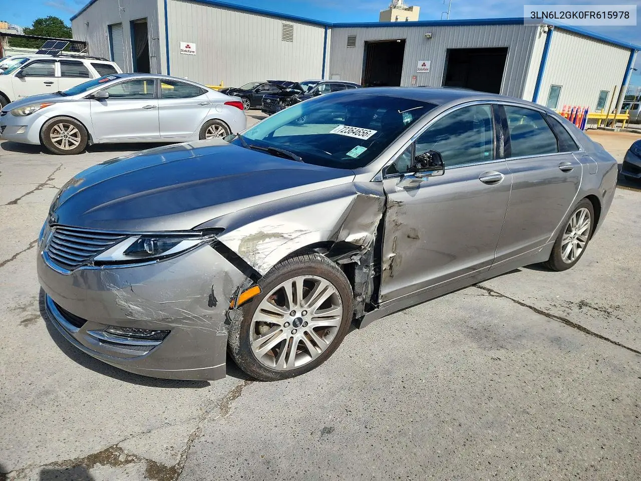 2015 Lincoln Mkz VIN 3LN6L2GK0FR615978 фото 1