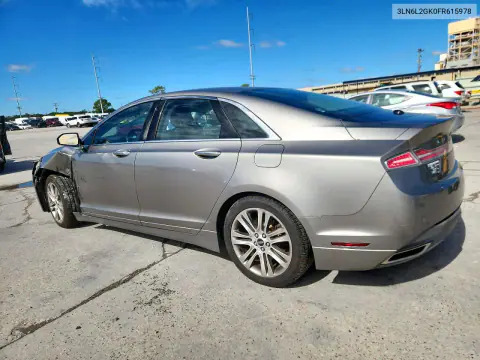 2015 Lincoln Mkz VIN 3LN6L2GK0FR615978 фото 2