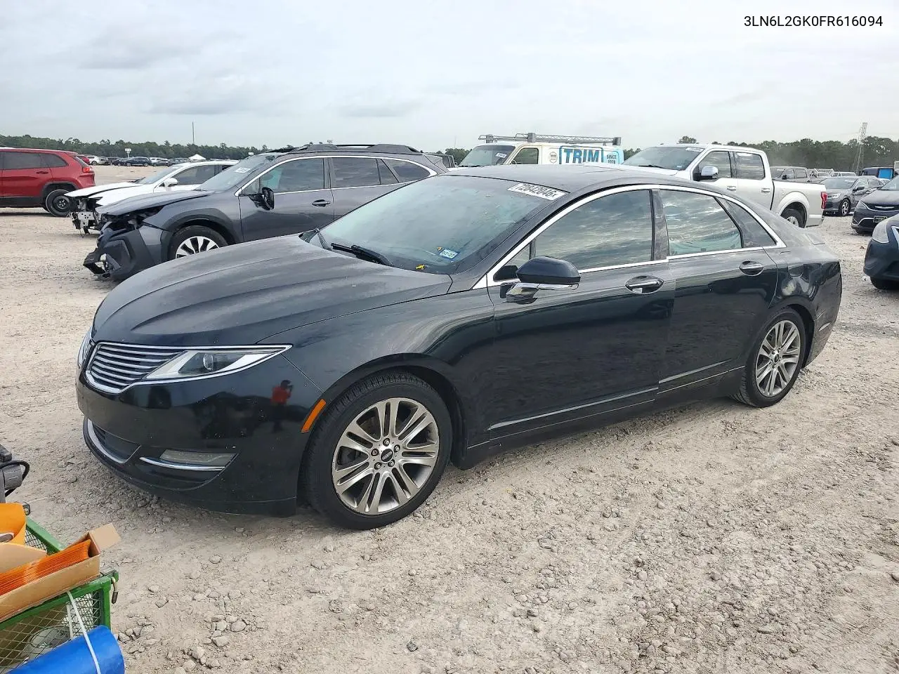 2015 Lincoln Mkz VIN 3LN6L2GK0FR616094 фото 1