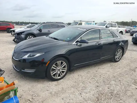 3LN6L2GK0FR616094 — 2015 Lincoln MKZ, Естественный износ, фото до ремонта