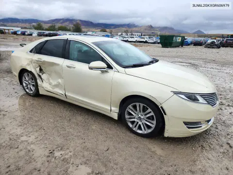 2016 Lincoln Mkz VIN 3LN6L2GKXGR606979 фото 4