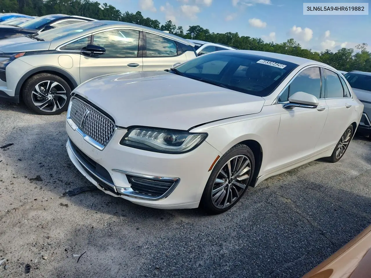 3LN6L5A94HR619882 Lincoln MKZ 2017 — повреждение Задняя часть, фото до ремонта