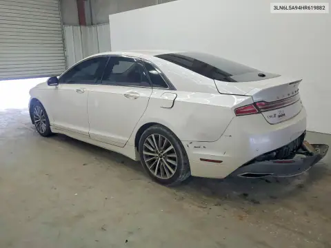 3LN6L5A94HR619882 — 2017 Lincoln MKZ, фото 2 с аукциона Copart 15.10.2026, Задняя часть