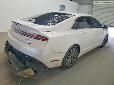3LN6L5A94HR619882 — 2017 Lincoln MKZ, фото 3 с аукциона Copart 15.10.2026, Задняя часть