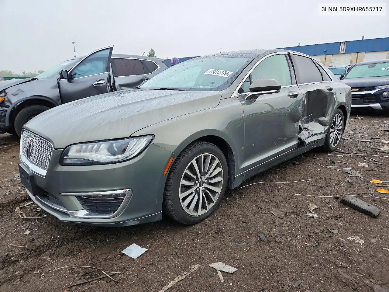 2017 Lincoln Mkz Select VIN 3LN6L5D9XHR655717 фото 1