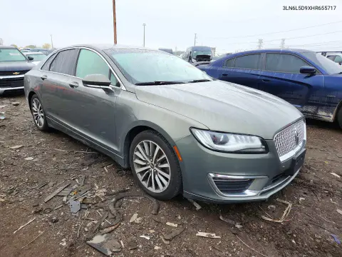 2017 Lincoln Mkz Select VIN 3LN6L5D9XHR655717 фото 4