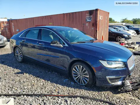 2017 Lincoln Mkz Select VIN 3LN6L5CC0HR612050 фото 4