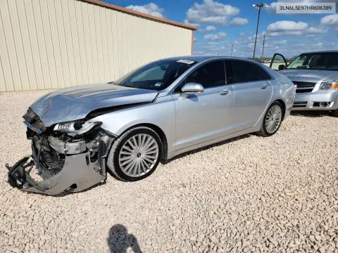 3LN6L5E97HR606389 — 2017 Lincoln MKZ, Передняя часть, фото до ремонта