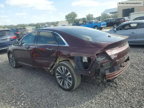2017 Lincoln Mkz Hybrid Reserve VIN 3LN6L5MU6HR606521 фото 2