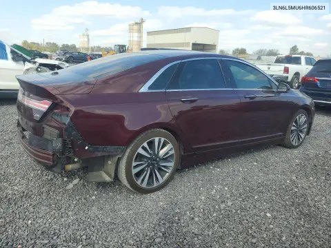 2017 Lincoln Mkz Hybrid Reserve VIN 3LN6L5MU6HR606521 фото 3