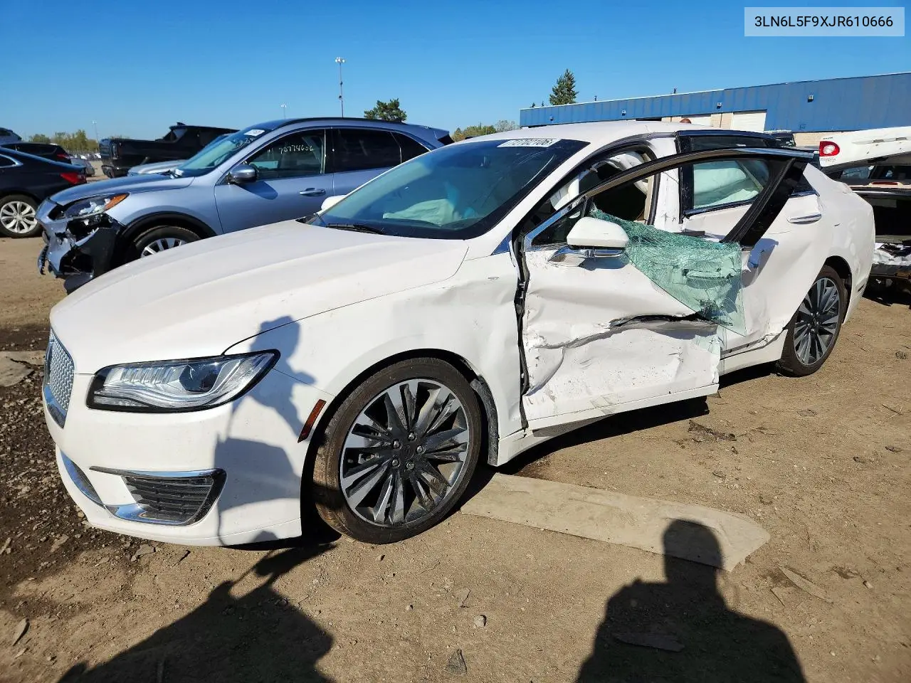 2018 Lincoln Mkz Reserve VIN 3LN6L5F9XJR610666 фото 1
