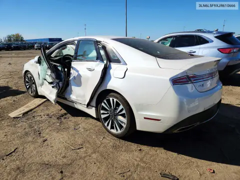 2018 Lincoln Mkz Reserve VIN 3LN6L5F9XJR610666 фото 2