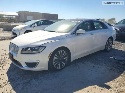 3LN6L5E99KR611343 — 2019 Lincoln MKZ, Ходовая часть, фото до ремонта