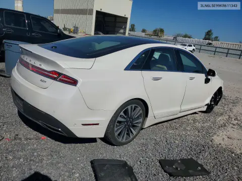 2019 Lincoln Mkz Reserve Ii VIN 3LN6L5E99KR611343 фото 3