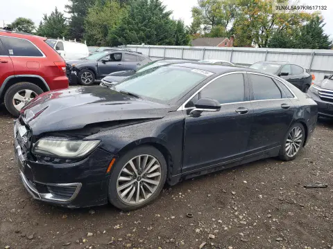 3LN6L5A97KR617132 — 2019 Lincoln MKZ, Передняя часть, фото до ремонта