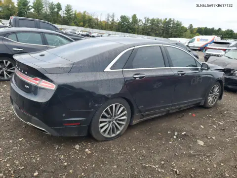 2019 Lincoln Mkz VIN 3LN6L5A97KR617132 фото 3
