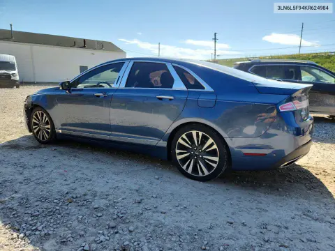 2019 Lincoln Mkz Reserve Ii VIN 3LN6L5F94KR624984 фото 2