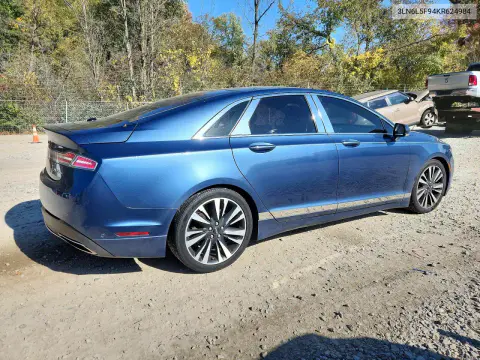 2019 Lincoln Mkz Reserve Ii VIN 3LN6L5F94KR624984 фото 3