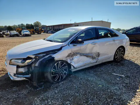 3LN6L5F95LR619875 — 2020 Lincoln MKZ, Сторона, фото до ремонта