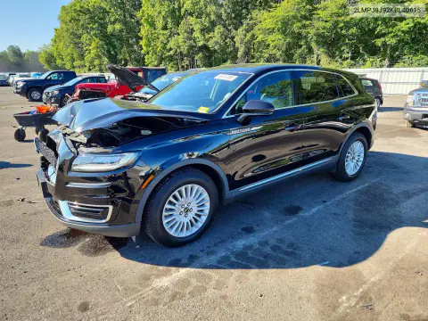 2LMPJ8J92KBL40615 — 2019 Lincoln Nautilus, Передняя часть, фото до ремонта