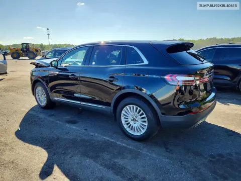 2019 Lincoln Nautilus VIN 2LMPJ8J92KBL40615 фото 2