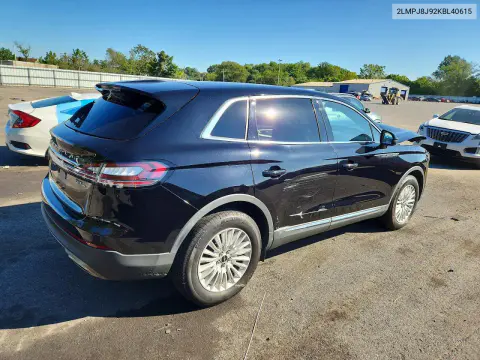 2019 Lincoln Nautilus VIN 2LMPJ8J92KBL40615 фото 3