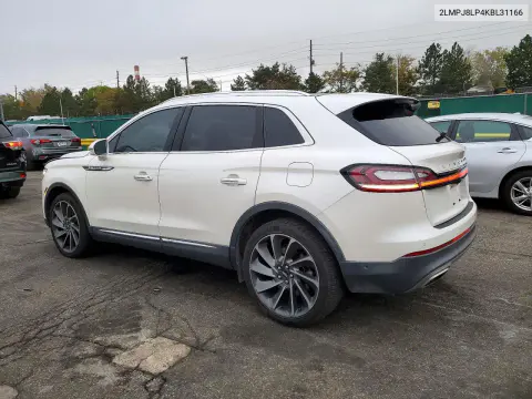 2019 Lincoln Nautilus Reserve VIN 2LMPJ8LP4KBL31166 фото 2