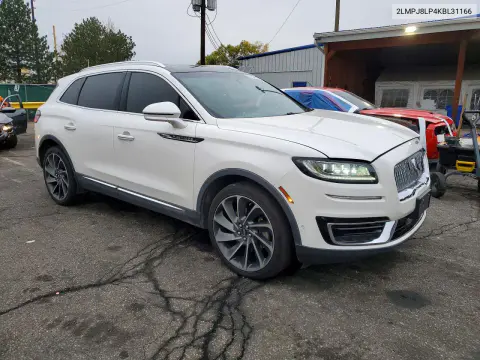 2019 Lincoln Nautilus Reserve VIN 2LMPJ8LP4KBL31166 фото 4