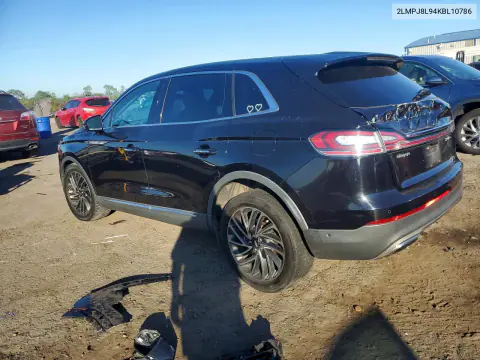 2019 Lincoln Nautilus Reserve VIN 2LMPJ8L94KBL10786 фото 2
