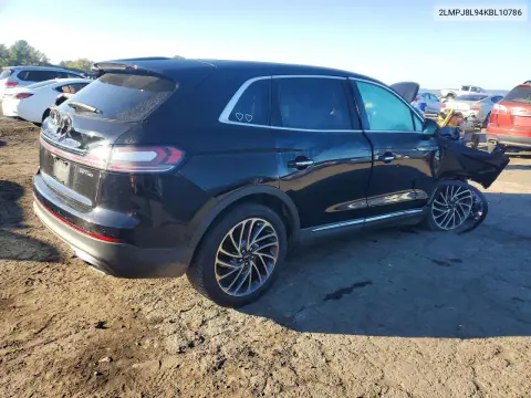 2019 Lincoln Nautilus Reserve VIN 2LMPJ8L94KBL10786 фото 3