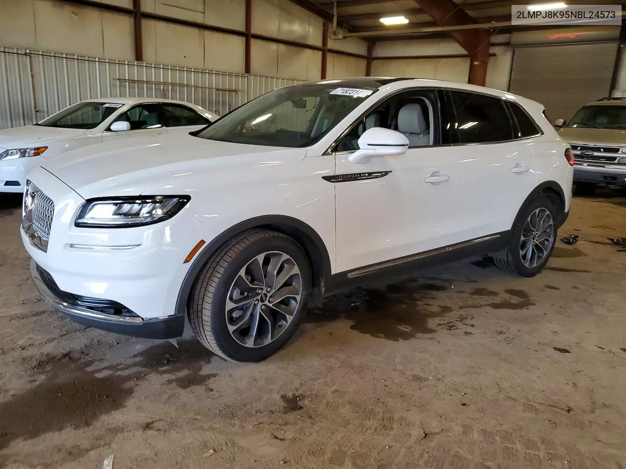 2022 Lincoln Nautilus Reserve VIN 2LMPJ8K95NBL24573 фото 1