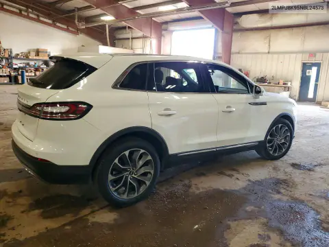 2022 Lincoln Nautilus Reserve VIN 2LMPJ8K95NBL24573 фото 3