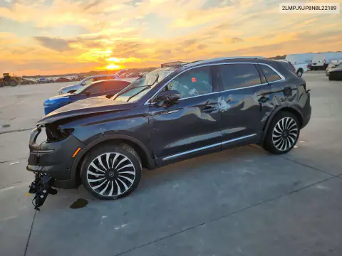 2LMPJ9JP8NBL22189 — 2022 Lincoln Nautilus, Передняя часть, фото до ремонта