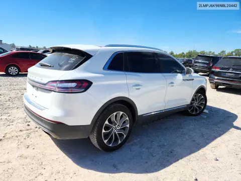 2022 Lincoln Nautilus Reserve VIN 2LMPJ6K98NBL20442 фото 3