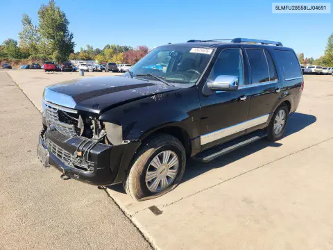 5LMFU28558LJ04691 — 2008 Lincoln Navigator, Передняя часть, фото до ремонта