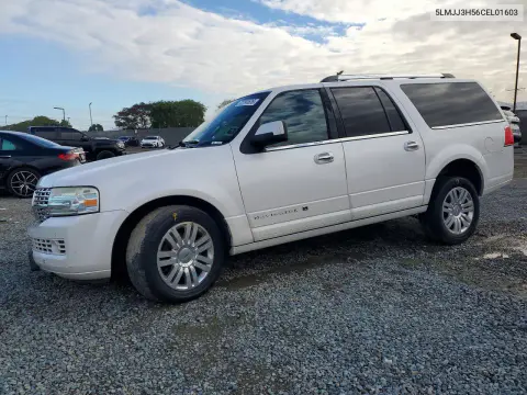 5LMJJ3H56CEL01603 — 2012 Lincoln Navigator, Передняя часть, фото до ремонта