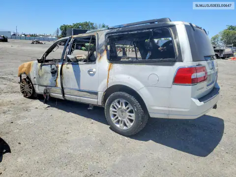 5LMJJ3J53EEL00647 — 2014 Lincoln Navigator, фото 2 с аукциона Copart, Пожар