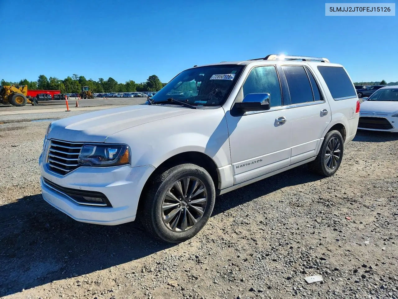2015 Lincoln Navigator VIN 5LMJJ2JT0FEJ15126 фото 1