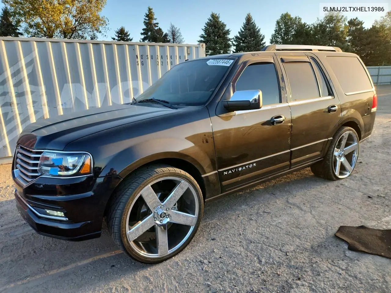 2017 Lincoln Navigator Reserve VIN 5LMJJ2LTXHEL13986 фото 1