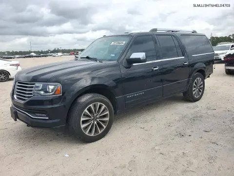 5LMJJ3HT6HEL04703 — 2017 Lincoln Navigator, Задняя часть, фото до ремонта