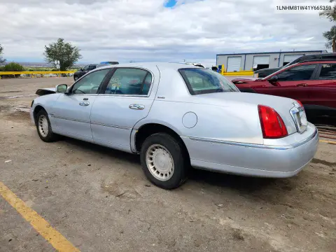 2001 Lincoln Town Car Executive VIN 1LNHM81W41Y665359 фото 2
