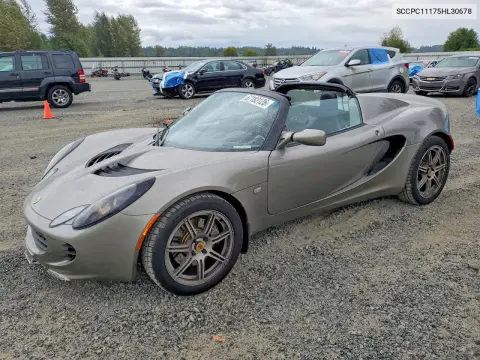 2005 Lotus Elise VIN SCCPC11175HL30678 фото 1