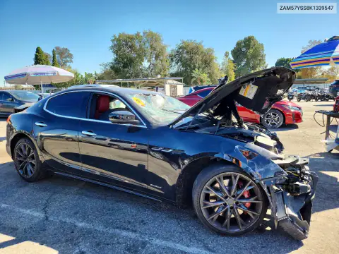 ZAM57YSS8K1339547 — 2019 Maserati Ghibli, фото 4 с аукциона Copart, Передняя часть