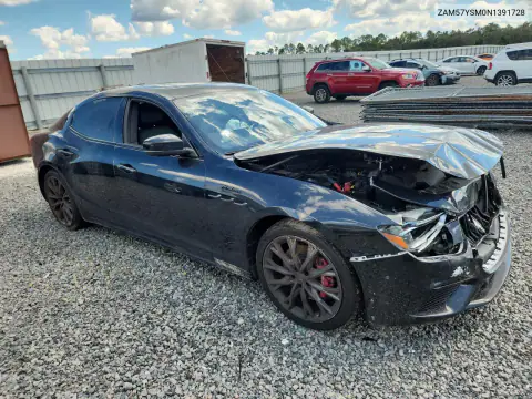 ZAM57YSM0N1391728 — 2022 Maserati Ghibli, фото 4 с аукциона Copart, Передняя часть