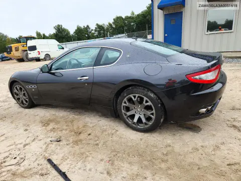 2010 Maserati Granturismo VIN ZAM45GLA3A0051618 фото 2