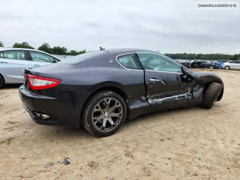 2010 Maserati Granturismo VIN ZAM45GLA3A0051618 фото 3