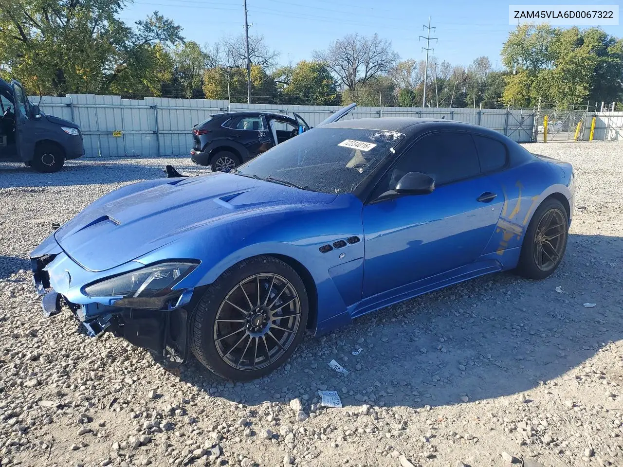 2013 Maserati Granturismo S VIN ZAM45VLA6D0067322 фото 1