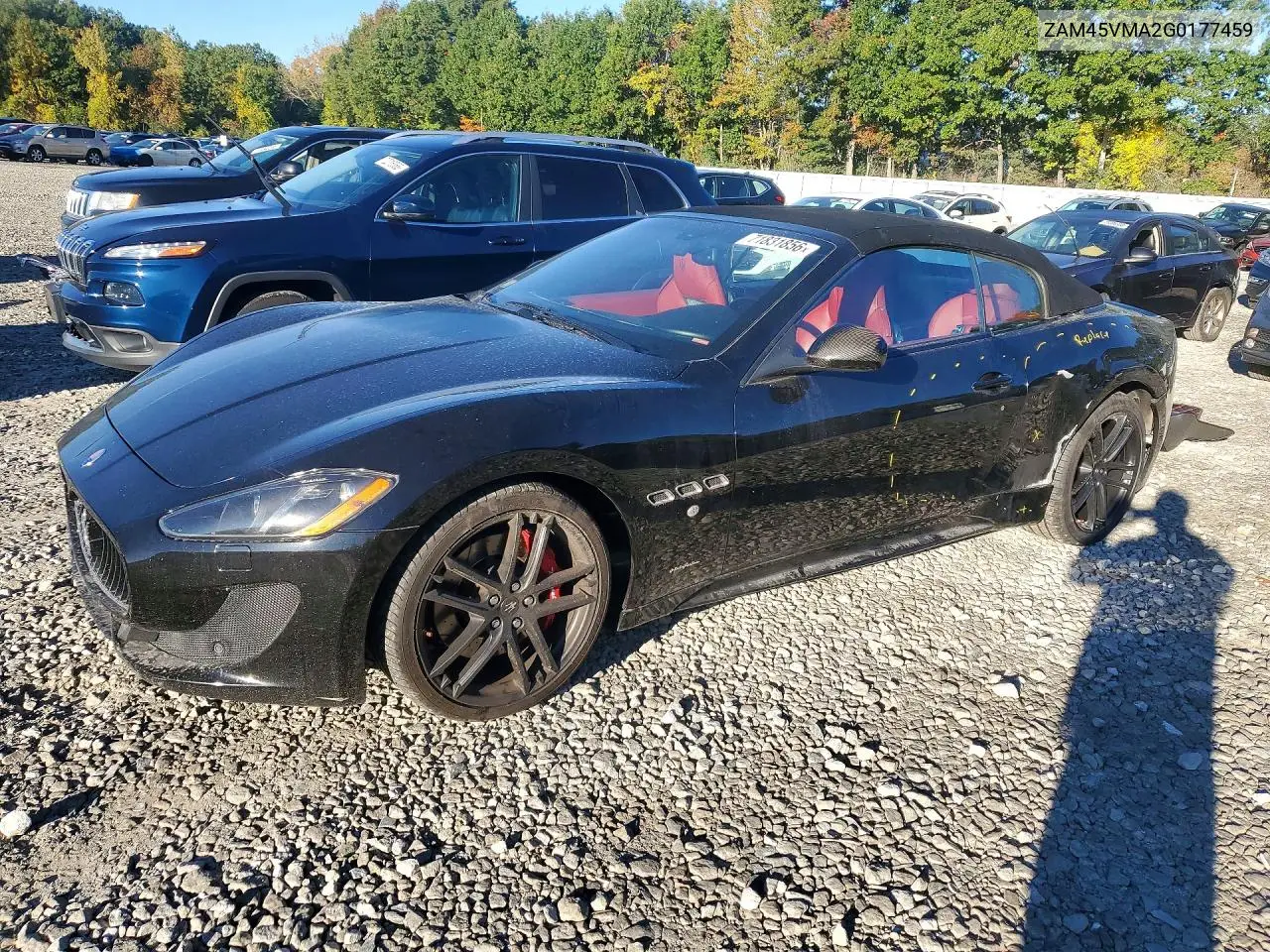2016 Maserati Granturismo S VIN ZAM45VMA2G0177459 фото 1