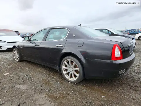 2009 Maserati Quattroporte VIN ZAMFK39AX90043822 фото 2