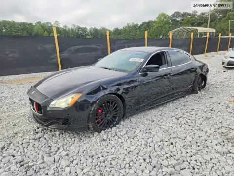ZAM56RRA7E1099157 — 2014 Maserati Quattroporte, Сторона, фото до ремонта